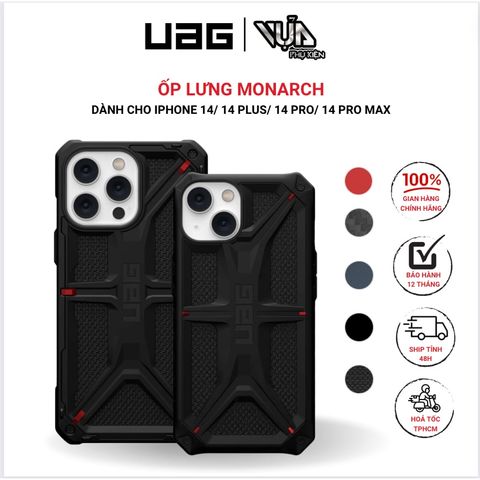  ỐP LƯNG MONARCH DÀNH CHO IPHONE 14/ 14 PLUS/ 14 PRO/ 14 PRO MAX chống va đập và cạnh viền ốp 