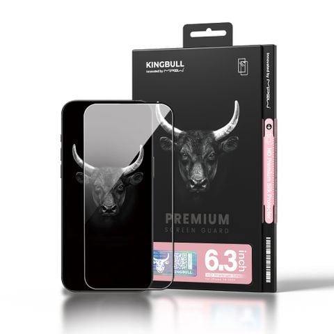 Kính Cường Lực Mipow Kingbull HD Premium SILK trong suốt dành cho iPhone 16 Series