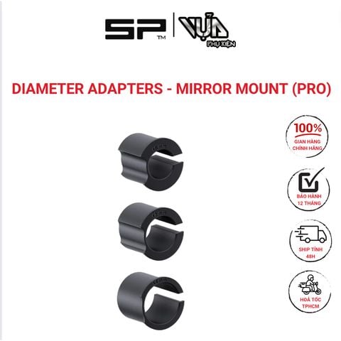  SP ConnectTM Mirror Mount hoặc Mirror Mount Pro trên gương hoặc trên thanh ngang của xe tay ga của bạn. 