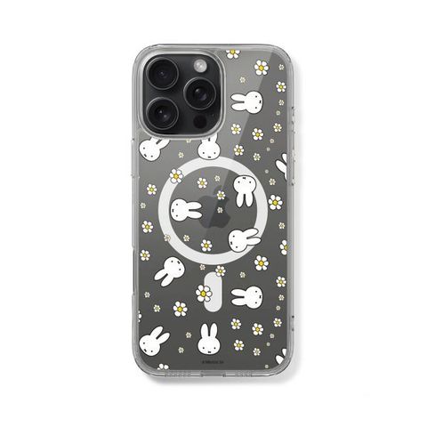 Ốp lưng Mipow Collab Miffy Flowers Magnetic dành cho iPhone 16 Series