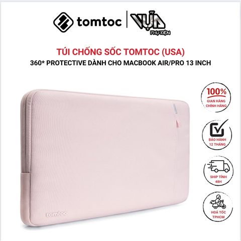  TÚI CHỐNG SỐC TOMTOC (USA) 360* PROTECTIVE Dành Cho MACBOOK AIR/PRO 13 Inch 