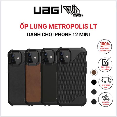  ỐP LƯNG METROPOLIS LT CHO IPHONE 12 MINI [5.4 INCH] giảm sốc giúp bảo vệ điện thoại khi rơi rớt 