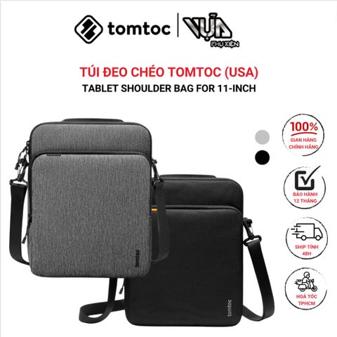  TÚI TOMTOC (USA) TABLET SHOULDER BAG FOR 11-INCH IPAD PRO 4/3/2/1 360 PROTECTION 