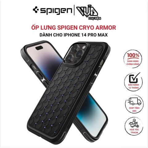  ỐP LƯNG SPIGEN DÀNH CHO IPHONE 14 PRO MAX CRYO ARMOR 