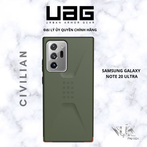  [Ảnh thật] Ốp lưng UAG Civilian Samsung Galaxy Note 20 Ultra/ Note 20 Ultra 5G [6.9-inch] 