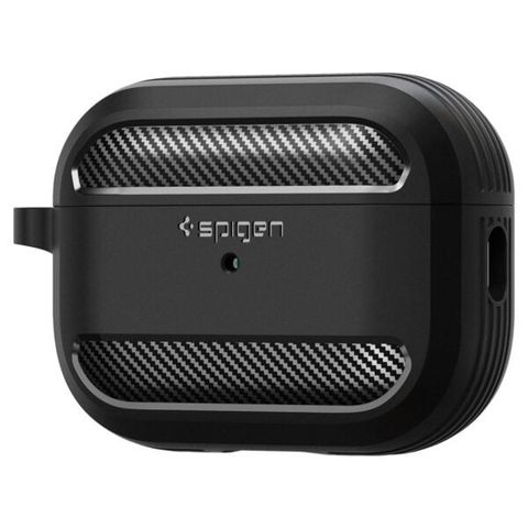  ỐP LƯNG SPIGEN DÀNH CHO APPLE AIRPOD PRO 2 RUGGED ARMOR MATTE BLACK 