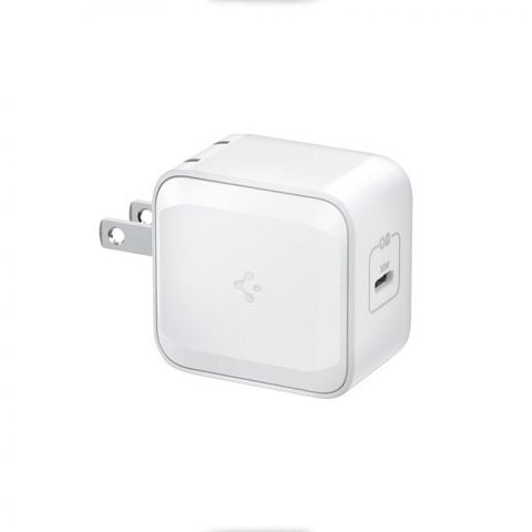 Củ sạc nhanh POWERARC ARCSTATION PRO WALL CHARGER SPIGEN cho Macbook, Smartphone,iPad (1-PORT/ USB-C PD 27W/PPS 25