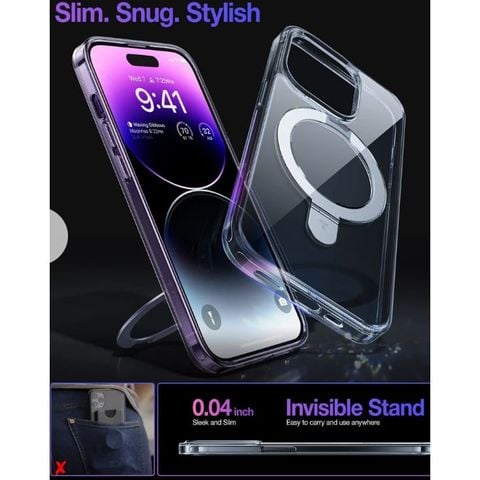 Ốp lưng TORRAS UPRO OSTAND CLEAR cho iPhone 15 Series