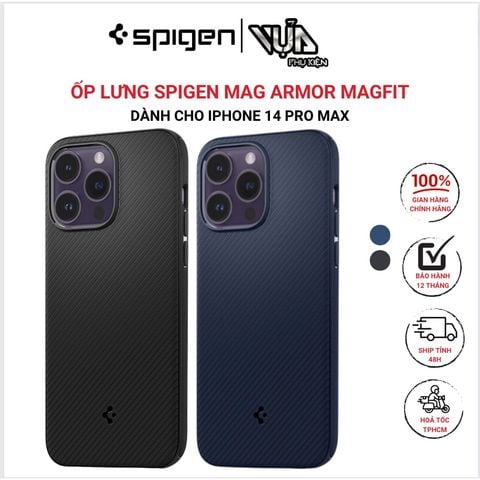  ỐP LƯNG SPIGEN DÀNH CHO IPHONE 14 PRO MAX MAG ARMOR MAGFIT 