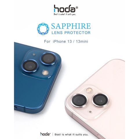  Miếng dán bảo vệ Lens camera HODA Sapphire cho iPhone 13 và 13 Mini hống phản chiếu Chống bám bụi 