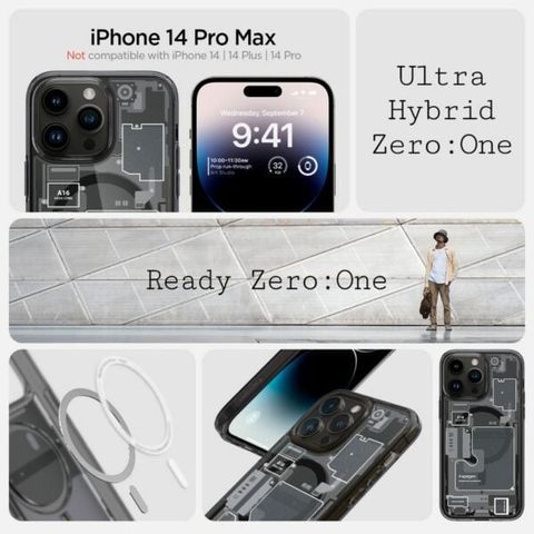  ỐP LƯNG SPIGEN IPHONE 14 PRO/ 14 PRO MAX ULTRA HYBRID ZERO ONE MAGFIT – (DESIGN FOR M.A.G.S.A.F.E) 