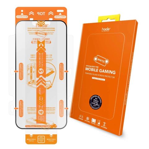 Kính Cường Lực HODA chống bám vân tay có viền đen iPhone 14 Series