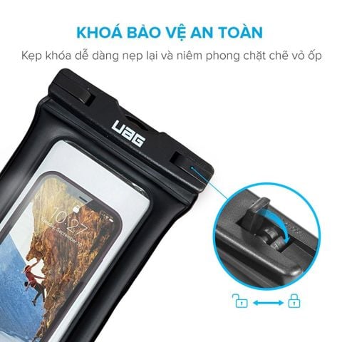  Túi Chống Nước UAG với khóa bảo vệ an toàn 