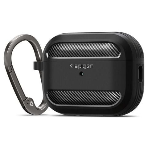  ỐP LƯNG SPIGEN DÀNH CHO APPLE AIRPOD PRO 2 RUGGED ARMOR MATTE BLACK 