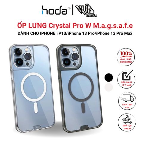  Ốp Lưng Crystal Pro W M.a.g.s HODA Dành Cho i.P.h.o.n.e 13/ 13 Pro/13 Pro Max 