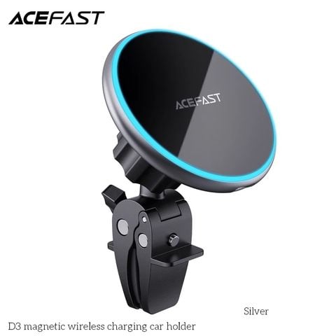Giá đỡ đế sạc nhanh không dây từ tính trên xe hơi 15W ACEFAST - D3