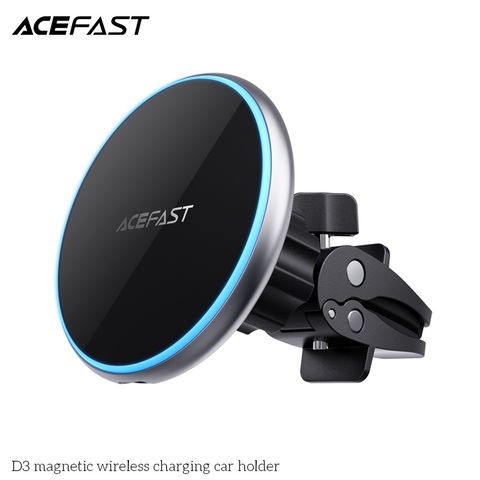 Giá đỡ đế sạc nhanh không dây từ tính trên xe hơi 15W ACEFAST - D3