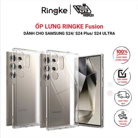  ỐP LƯNG  DÀNH CHO SAMSUNG S24/ S24 Plus/ S24 ULTRA RINGKE Fusion 