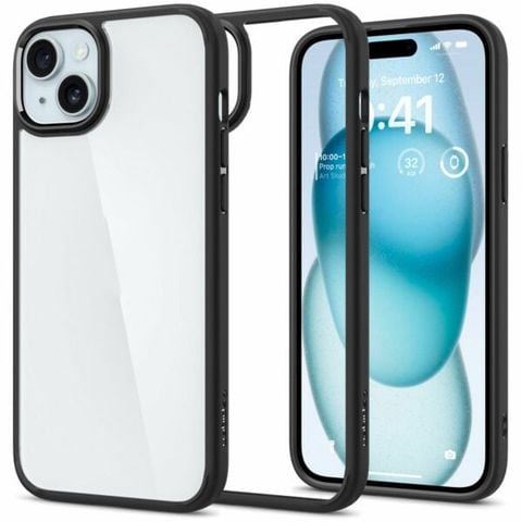  ỐP LƯNG SPIGEN DÀNH CHO IPHONE 15 /15 PLUS/ 15 PRO/ 15 PRO MAX ULTRA HYBRID CRYSTAL TRONG SUỐT 