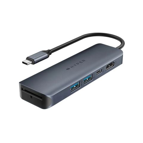Cổng Chuyển HYPERDRIVE Next 6-In-1 Port Usb-C Dành Cho Laptop/Macbook