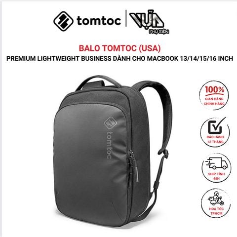  BALO CHỐNG SỐC TOMTOC (USA) PREMIUM LIGHTWEIGHT BUSINESS Dành Cho MACBOOK PRO 13/14/15/16 INCH 