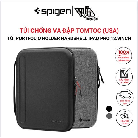  Túi Chống Va Đập Tomtoc (Usa) Portfolio Holder Hardshell Ipad Pro 12.9Inch & Surface Pro 12.3 Black 