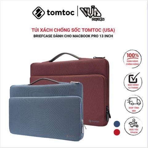  TÚI XÁCH CHỐNG SỐC TOMTOC (USA) BRIEFCASE Dành Cho MACBOOK PRO 13 Inch 