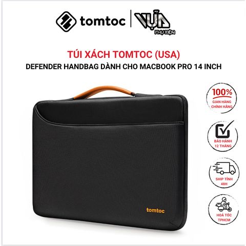  TÚI XÁCH TOMTOC (USA) DEFENDER HANDBAG Dành Cho MACBOOK PRO 14 Inch 