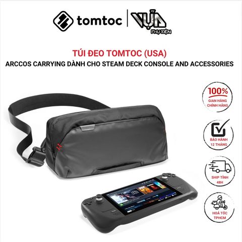  TÚI ĐEO TOMTOC (USA) ARCCOS CARRYING Dành Cho STEAM DECK CONSOLE Và ACCESSORIES 