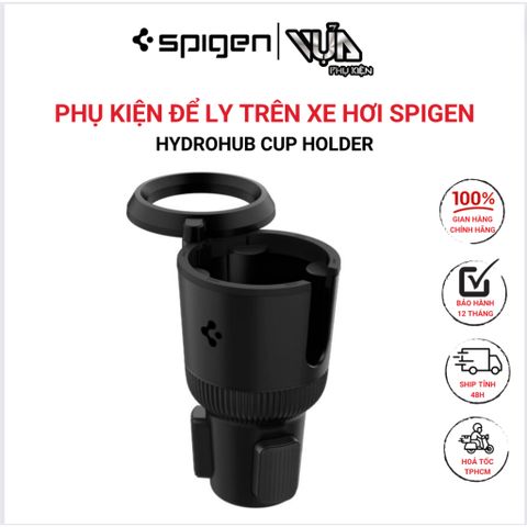  PHỤ KIỆN ĐỂ LY TRÊN XE HƠI SPIGEN HYDROHUB CUP HOLDER (DÀNH CHO LY LỚN) BLACK CH100