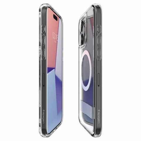  ỐP LƯNG IPHONE DÀNH CHO 15 PRO MAX SPIGEN ULTRA HYBRID S MAGFIT CRYSTAL CLEAR 