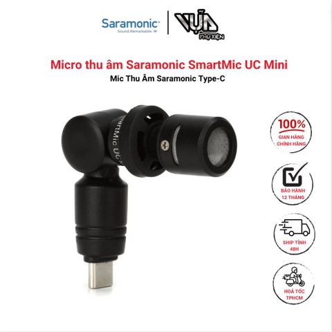  Micro thu âm Saramonic SmartMic UC Mini – Cổng kết nối TYPE-C 