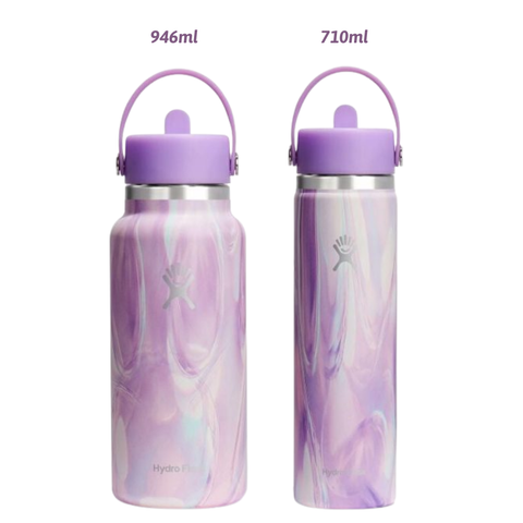 Bình giữ nhiệt HydroFlask Wide Flex Straw Cap Nhiều dung tích - Dùng được nước lạnh