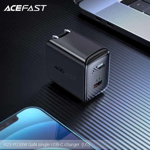  Củ Sạc ACEFAST GaN PD3.0 30W 1 cổng USB-C (US) - A23 