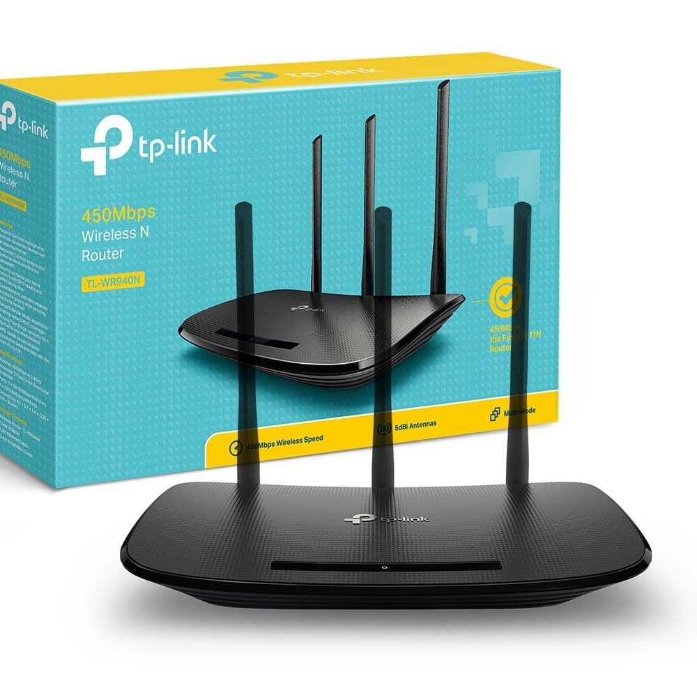TPLink TLWR940N Router Wifi Chuẩn N Tốc Độ 450Mbps Hàng Chính Hã