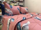  Bedding bộ chăn ga gối đẹp Lá chuối hồng 