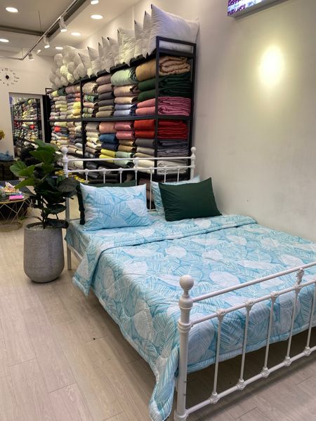  Bedding bộ chăn ga gối đẹp Lá Xanh 