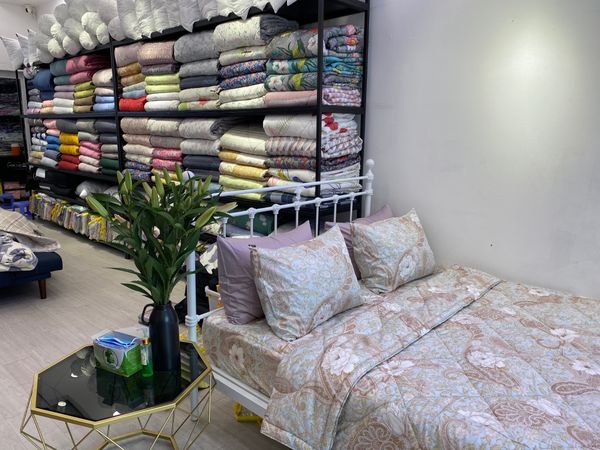  Bedding bộ chăn ga gối đẹp Thổ cẩm nâu 