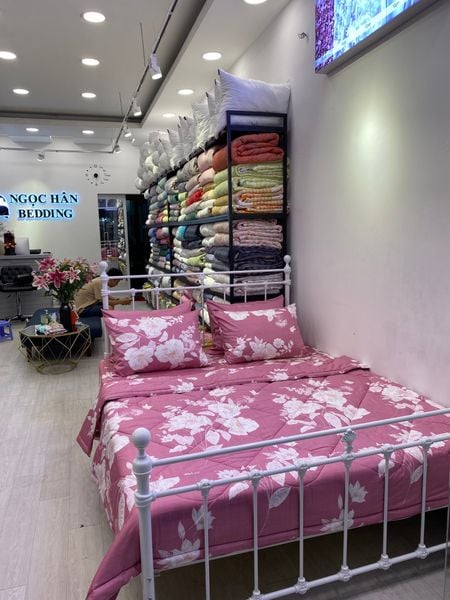  Bedding bộ chăn ga gối đẹp Dâm bụt hồng 