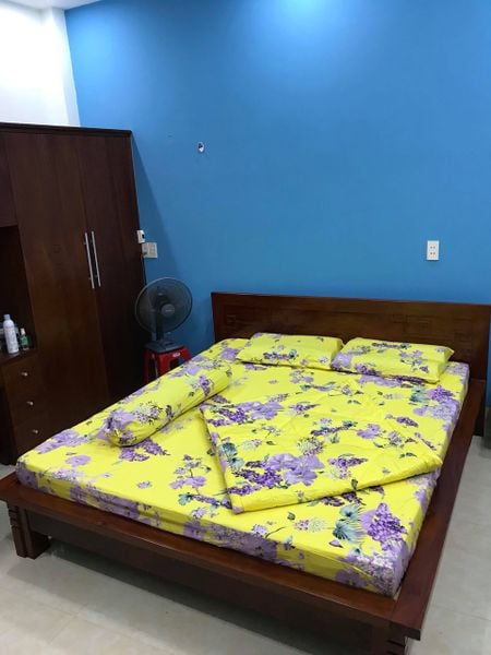  Bedding bộ chăn ga gối đẹp Hoa vàng tím 