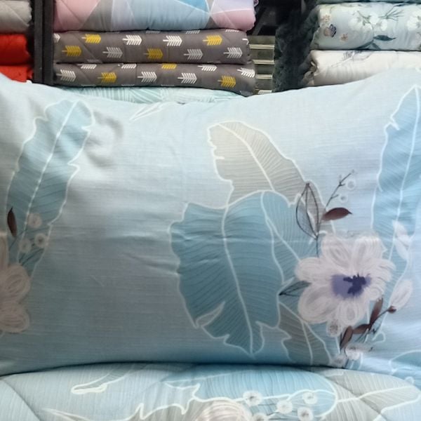  Bedding bộ chăn ga gối cưới Hoa Chuối Xanh 