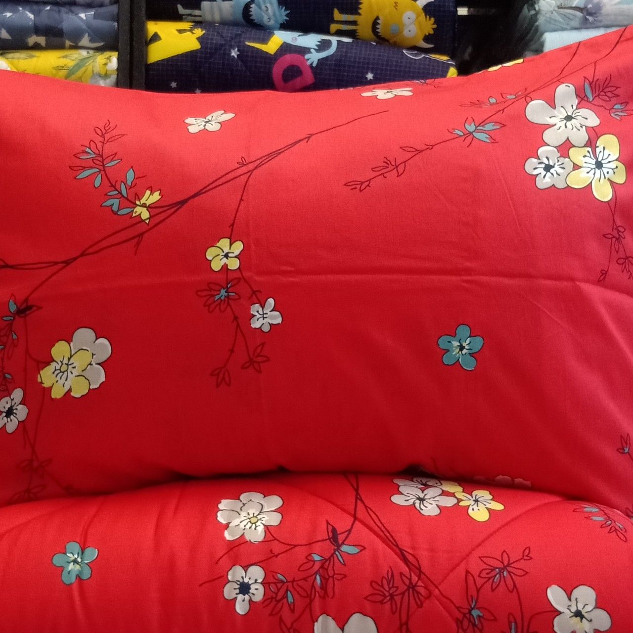  Bedding bộ chăn ga gối đẹp Mai Đỏ 