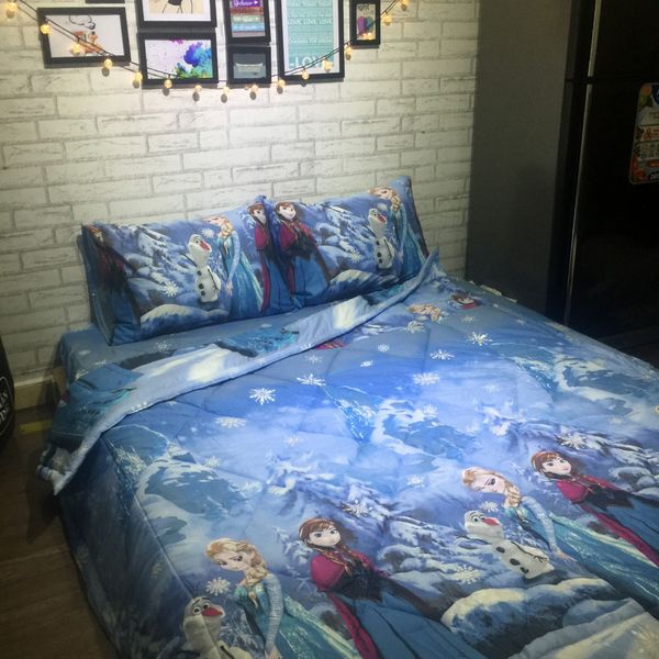  Bedding bộ chăn ga gối đẹp Nữ hoàng băng giá ellsa 