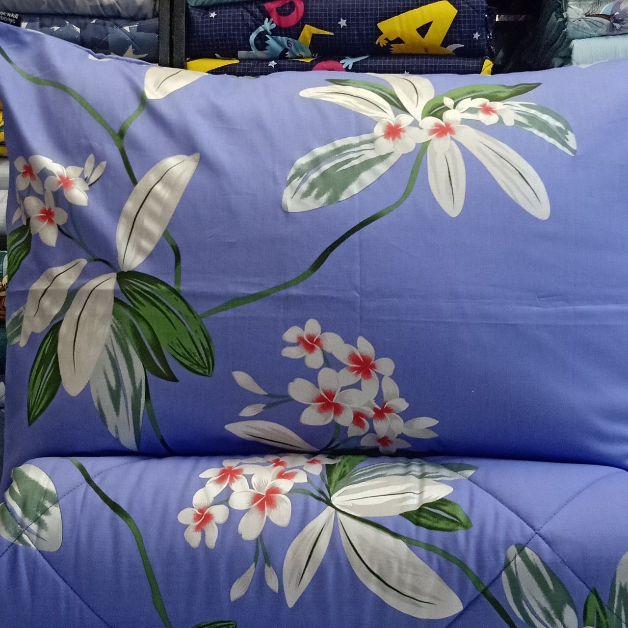  Bedding bộ chăn ga gối đẹp Hoa Sứ Tím 