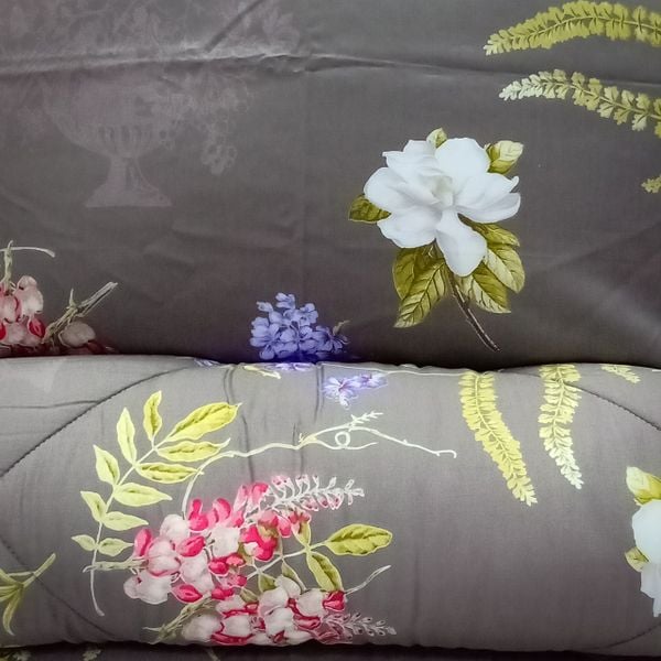  Bedding bộ chăn ga gối đẹp Lụa Modal Tảo biển tím 