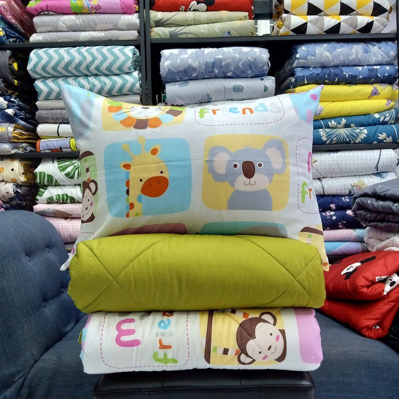  Bedding bộ chăn ga gối đẹp Thú Khỉ 