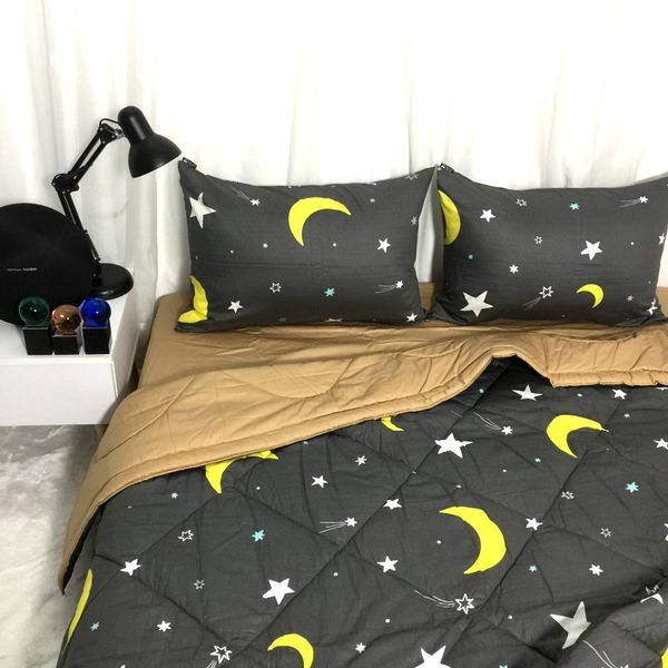  Bedding bộ chăn ga gối đẹp Trăng vàng 