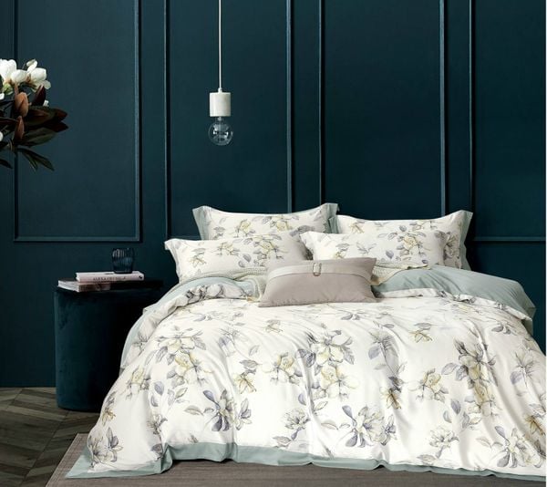  Bedding Bộ Tencel Thêu Vàng 