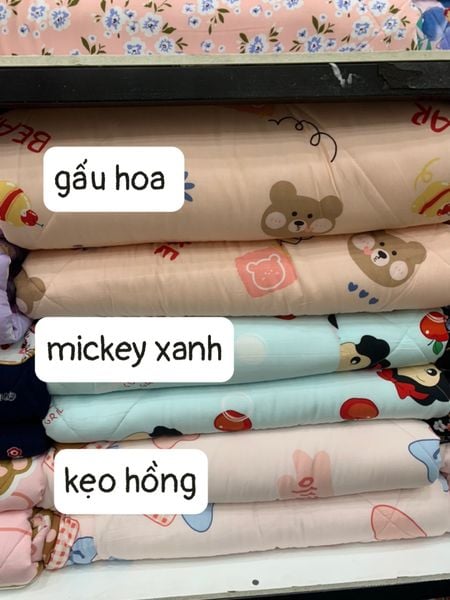  Bedding Bộ Lụa Mã Lai Gấu  Hoa 