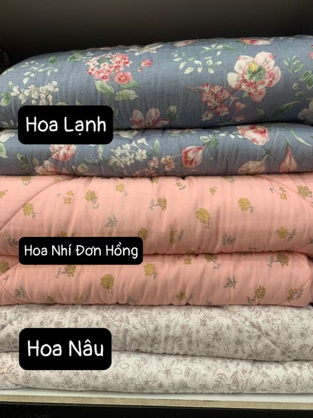  Bedding Bộ Micro Moda Hoa Nhí Đơn Hồng 